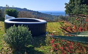 Elegante Villa Panoramica Con Giardino E Idromassaggio A 10 Minuti Dal Mare